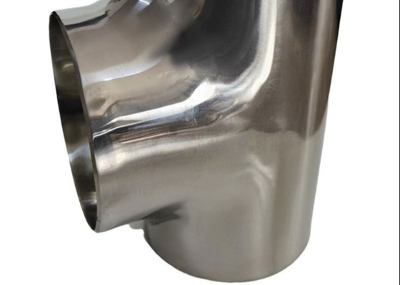 DIN 1/2-24 INCH B16.9 Straight Reducing Tee Pipe Fitting Rust Resistance