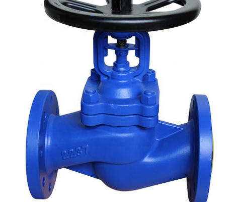 Pn25 Dn125 Carbon Steel Wcb Flanged Globe Valve