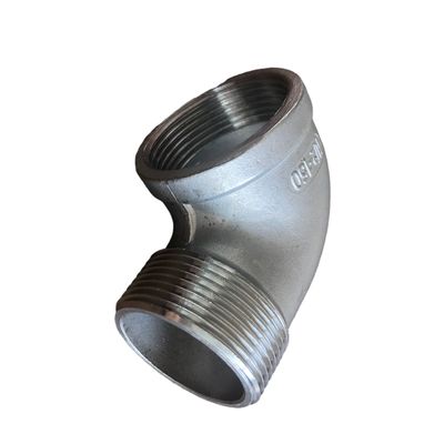 Water Pipe 1/2" Stainless Steel Pipe Fittings Supplier Lost Wax Cast Investment Casting